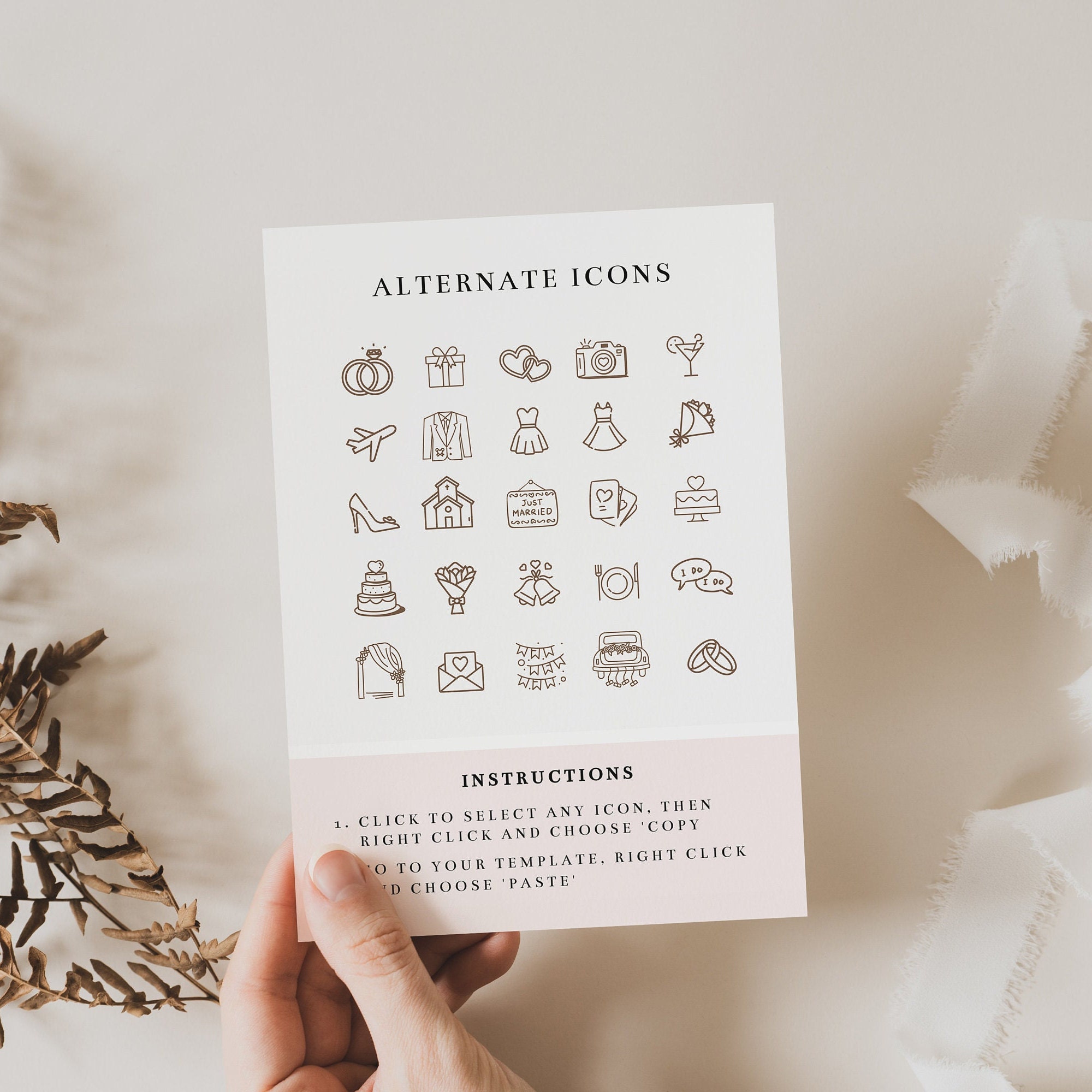 Arch Gatefold Wedding Invitation Template: Canva Trifold With Photo Design, Inst - image 6
