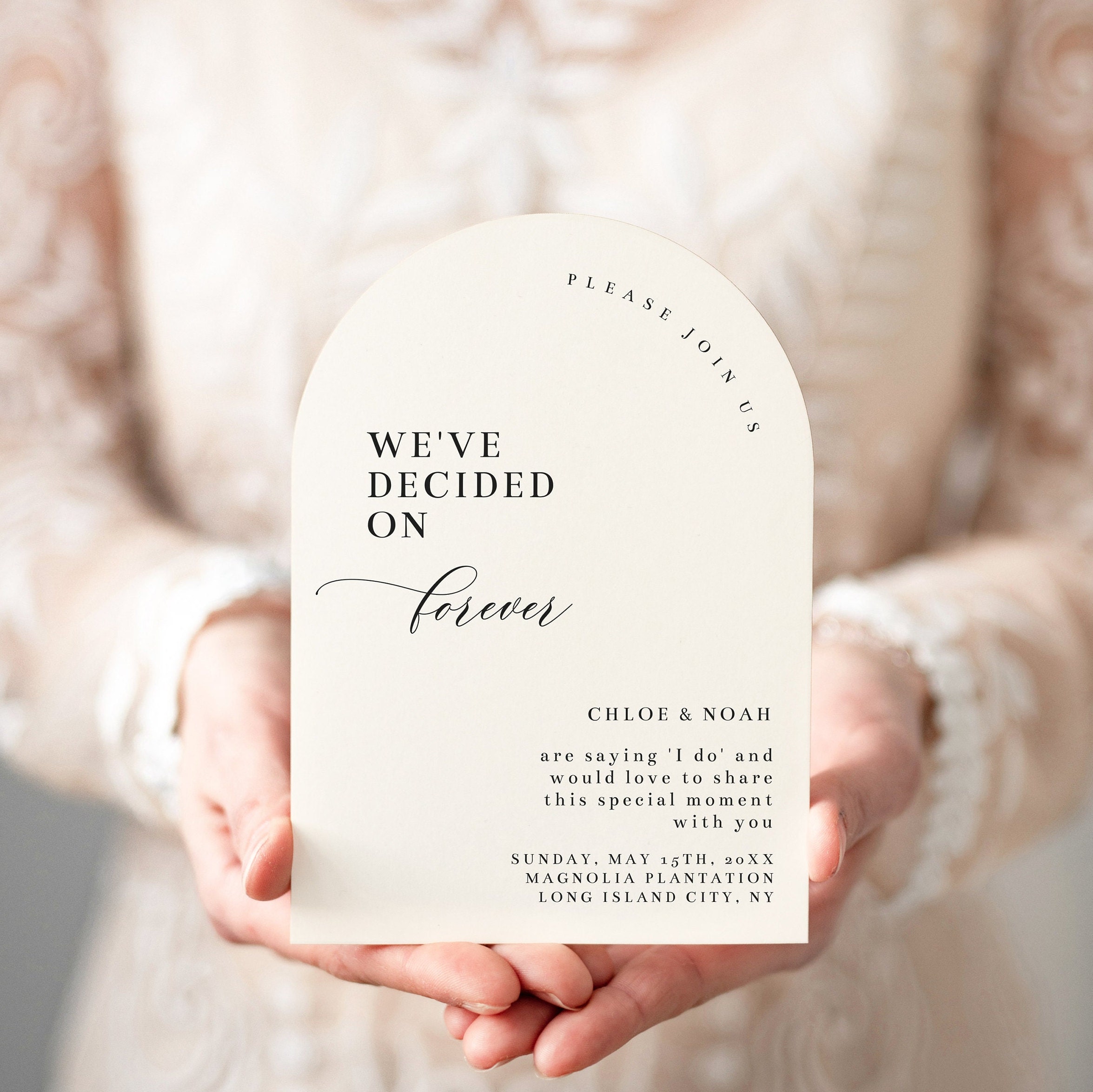 Arched Wedding Bundle, Arch Wedding Stationary, Instant Download, #CHLOE - image 10