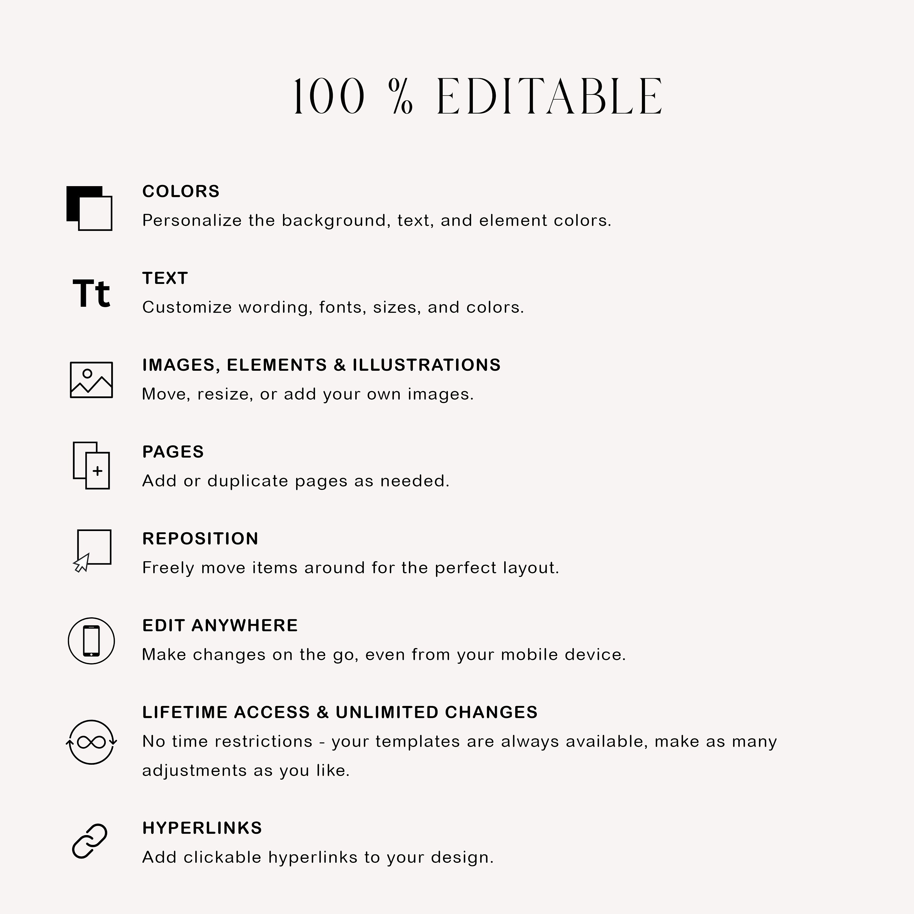 Flower Girl Proposal Newspaper Template, Editable Canva Design (Instant Download) — print size and layout preview