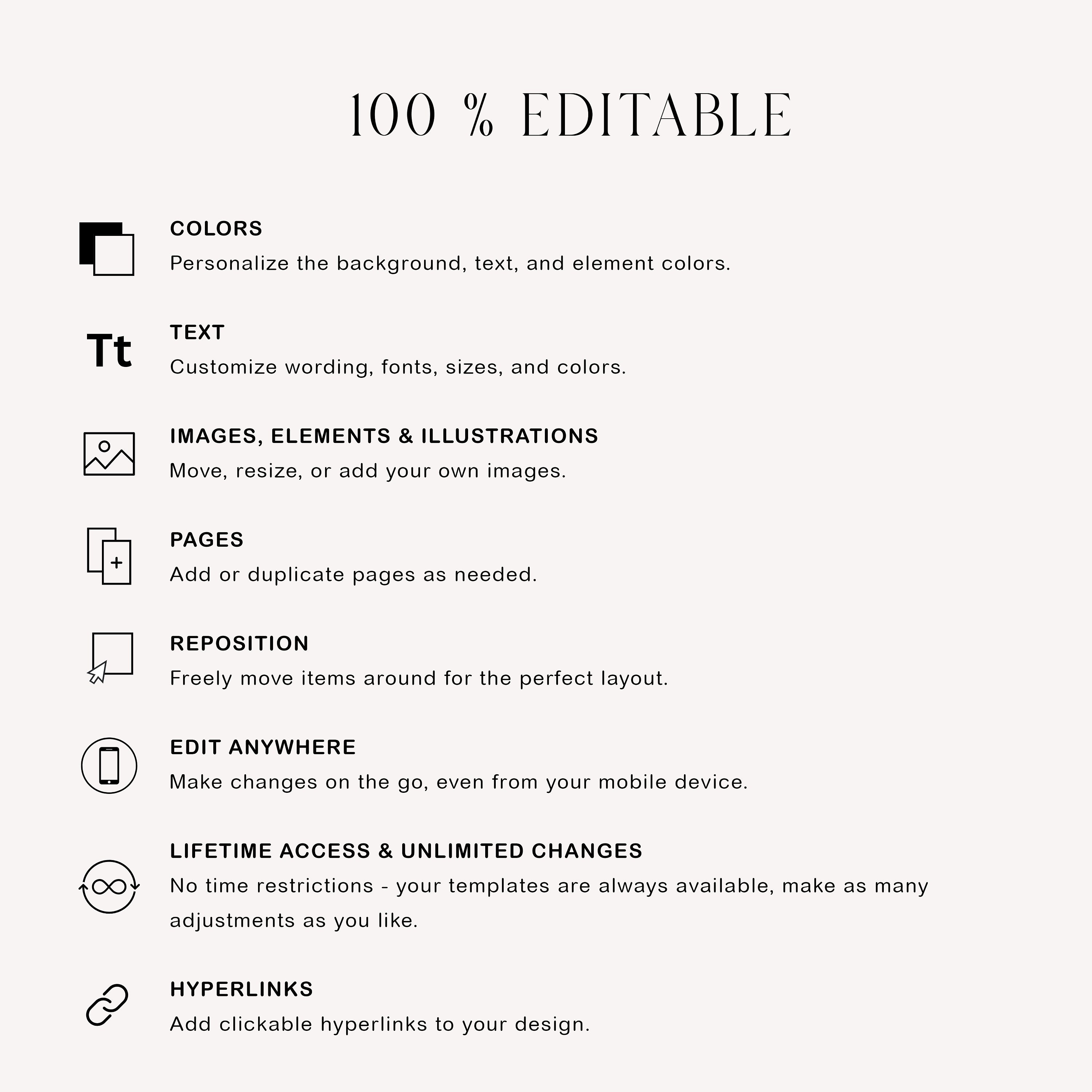 Elegant Officiant Proposal Card Template, Canva Editable (Instant Download) - image 6
