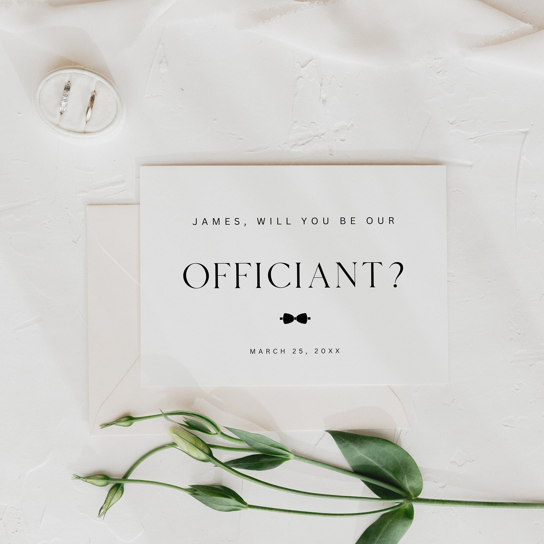 Elegant Officiant Proposal Card Template, Canva Editable (Instant Download) - image 10